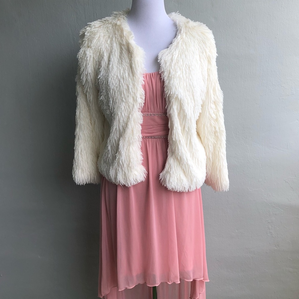 LOVE TREE Faux Fur Jacket